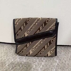 Vintage Air France Concorde Toiletry Case Amenity Bag 6.5 X 5.75 Pouch - Empty